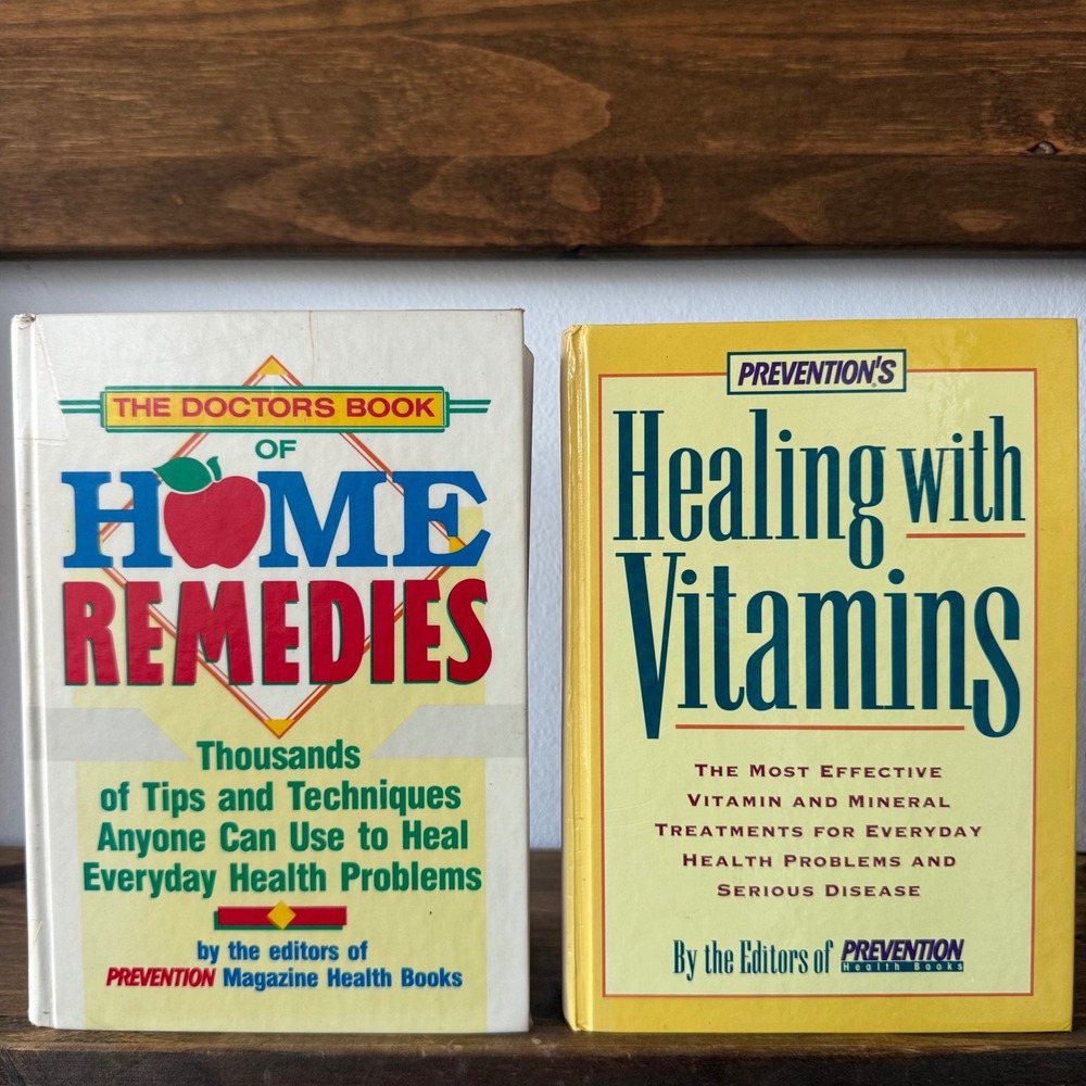 Prevention Health Books Home Remedies & Healing with Vitamins Hardcover Set